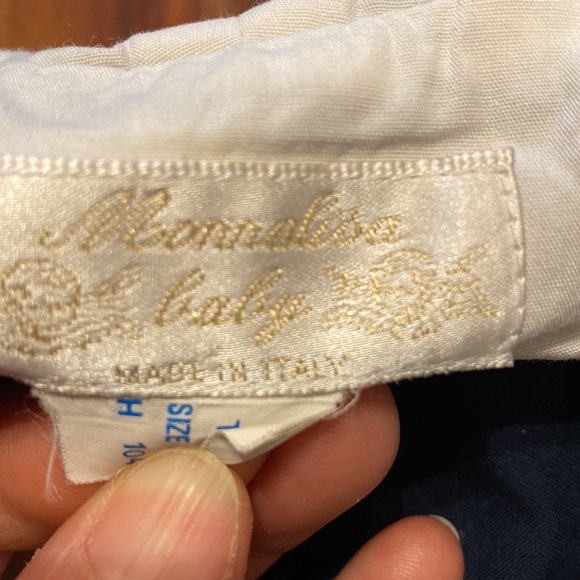 Girl’s Size 2 Sailor Suit Top and Wide Shorts (Look Like a Skirt!) Made in Italy - Picture 3 of 8